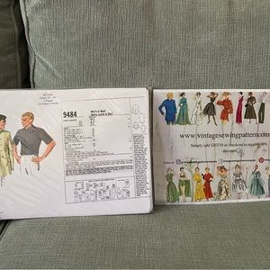 Men’s or Boy’s Nehru Jacket or Shirt Pattern - NEW